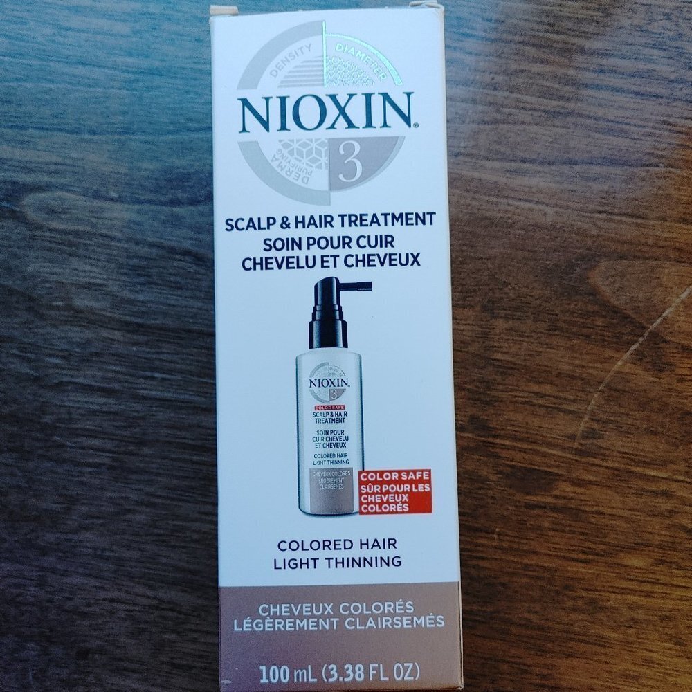 System 3 Scalp & Hair Leave-In Treatment - Colored Hair with Light Thinning BNIP